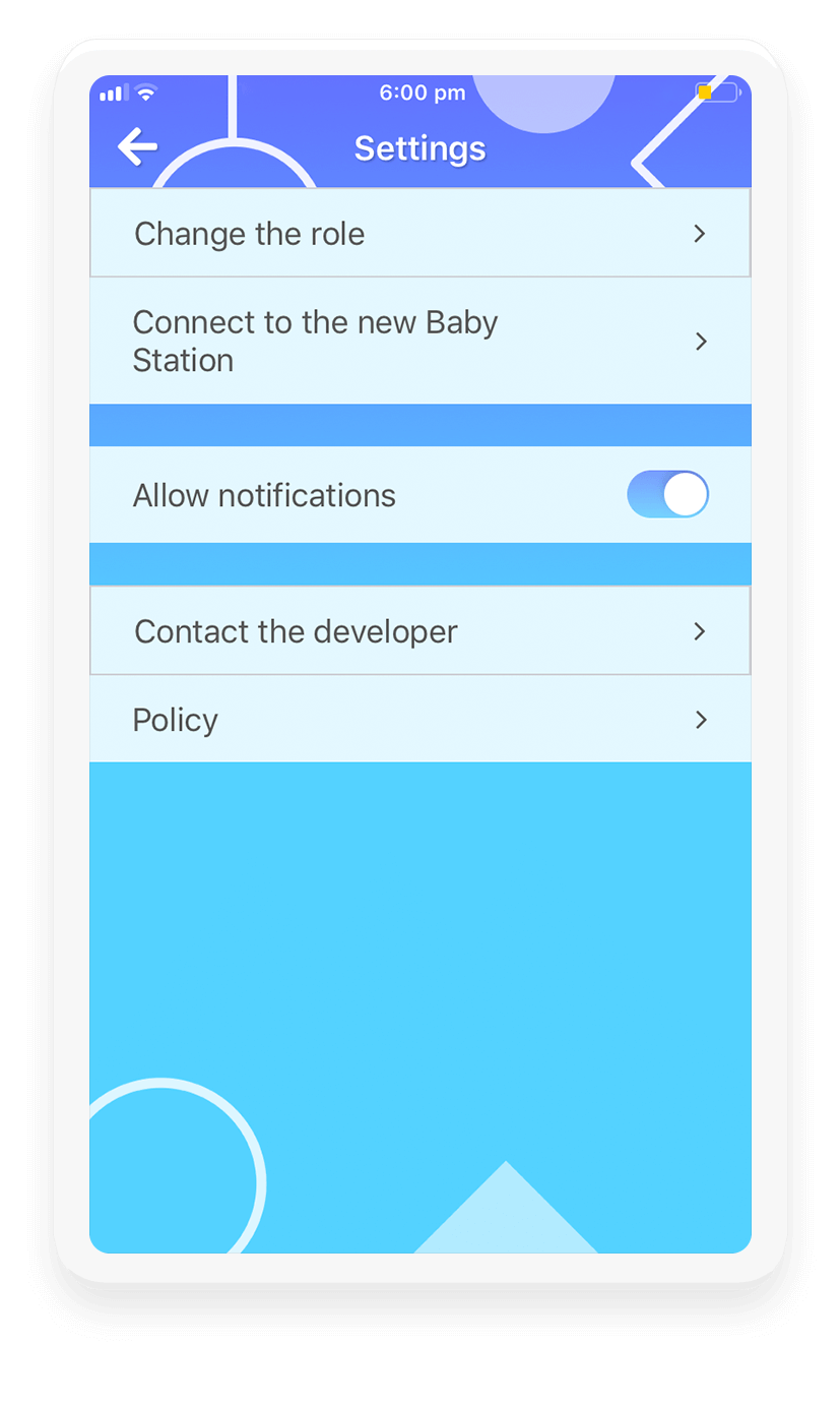 Babymonitor - разработка мобильного приложения